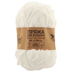 Пряжа для в'язання плюшева Craft time 100 г 105 м тон №75