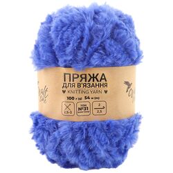 Пряжа для в'язання пухнаста Craft time 100 г 54 м тон №31