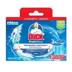 Набір змінних блоків для унітазу гелевих Duck Диски Морська свіжість 2х36 мл