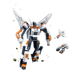 Конструктор дитячий BANBAO серія Mech2 Трансформер Хамер