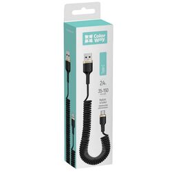 Кабель USB-Type-C ColorWay CBUC051 чорний 1,5 м