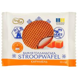 Вафля голландська Fine Eat Stroopwafel Карамель 33 г