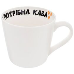 Кухоль порцеляновий GGP Дайте каву 410 мл