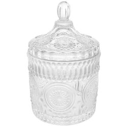 Цукорниця скляна з кришкою Imperial d=10,5 см