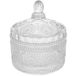Цукорниця скляна з кришкою Imperial d=8,5 см