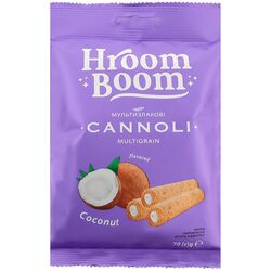Трубочки мультизлакові Час Смакувати Hroom Boom Cannoli Кокос 70 г