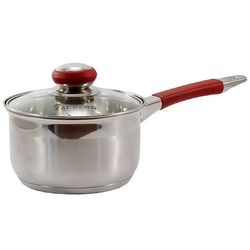 Ківш із нержавіючої сталі з кришкою ZAUBERG Red 1,3 л