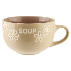 Кухоль порцеляновий Soup кольоровий 450 мл