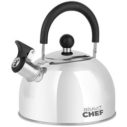 Чайник із нержавіючої сталі з свистком BRAVO CHEF 2 л