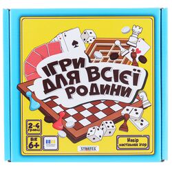 Гра настільна розвиваюча Strateg Ігри для всієї родини (укр) в коробці