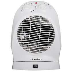 Тепловентилятор спіральний Liberton LFH-5401 білий 2000 Вт
