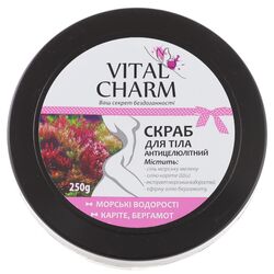Скраб для тіла сольовий VITAL CHARM Морські водорості 250 г