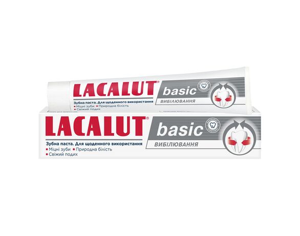Паста зубна LACALUT Basic Вибілювання 75 мл Аврора з доставкою