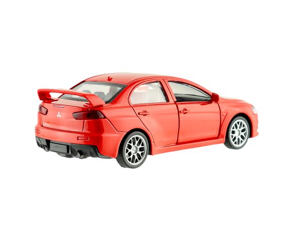 Автомодель іграшкова MITSUBISHI LANCER EVOLUTION червона Аврора картинка 3 відгуки