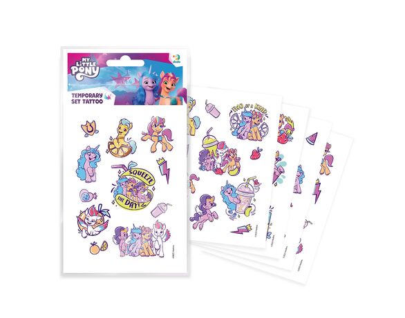 Набір татуювань тимчасових дитячих DoDo My Little Pony Аврора дешево