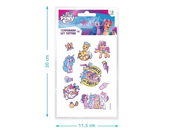 Набір татуювань тимчасових дитячих DoDo My Little Pony Аврора картинка 2 дешево