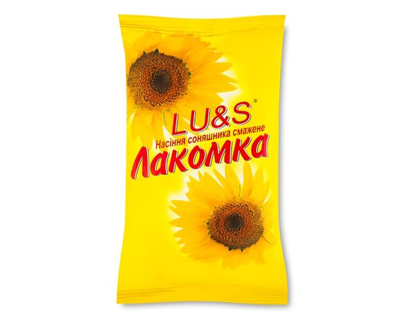 Насіння соняшника смажене LU&S Лакомка 100 г Аврора каталог