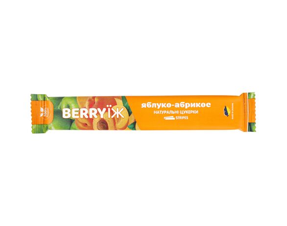Пастила BERRYЇЖ Яблуко та абрикос 20 г Аврора недорого