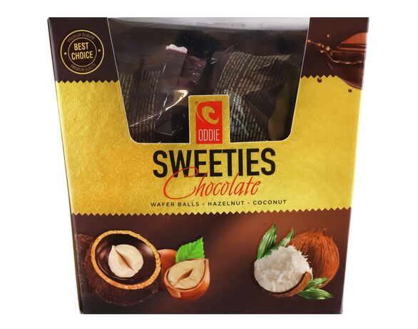 Набір цукерок шоколадних ODDIE Sweeties лісовий горіх 150 г Аврора картинка 2 відгуки