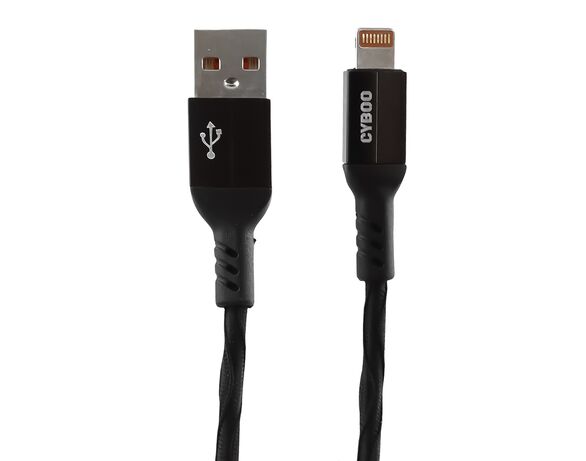 Кабель USB-8PIN Cyboo текстильне покриття Аврора картинка 2 каталог