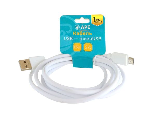 Кабель USB-microUSB APE в інтернет-магазині Аврора