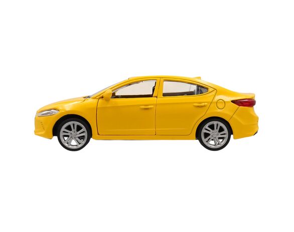 Автомодель іграшковий TechnoDrive HYUNDAI ELANTRA жовта Аврора картинка 4 з доставкою
