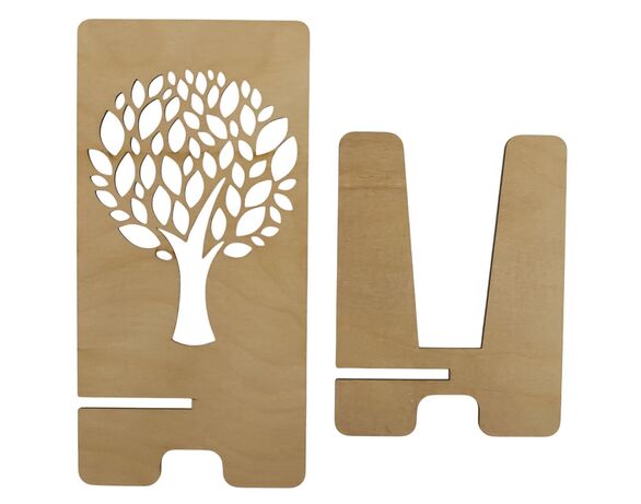 Підставка для телефону Eco wood Дерево життя Аврора картинка 4 ціна