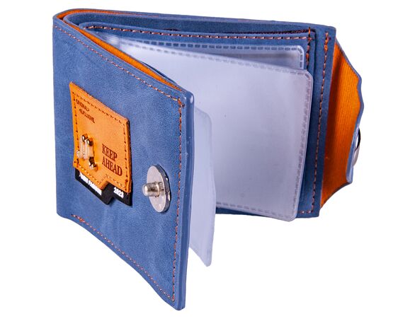 Гаманець чоловічий зі шкірзамінника в коробці в асортименті Аврора картинка 2 відгуки