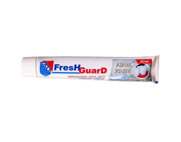 Паста зубна Fresh Guard Pearl White 50 мл картинка 3 в Аврорі