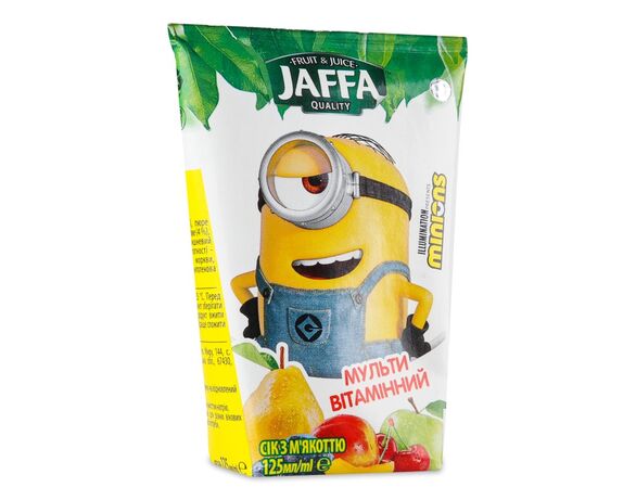 Сік з м’якоттю JAFFA Minions Мультивітамінний 125 мл Аврора картинка 3 з доставкою