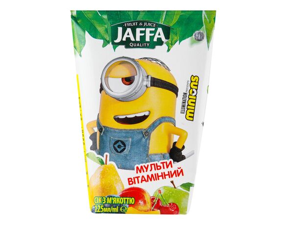 Сік з м’якоттю JAFFA Minions Мультивітамінний 125 мл Аврора ціна