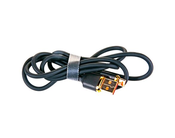 Кабель USB-microUSB Cyboo силіконовий, покритий чорний Аврора картинка 3 фото