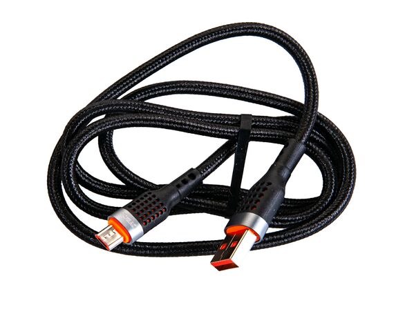 Кабель USB-microUSB Cyboo білий Аврора картинка 2 відгуки