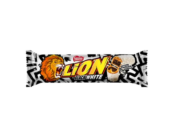 Батончик вафельний глазурований Lion Black&White 42 г Аврора відгуки