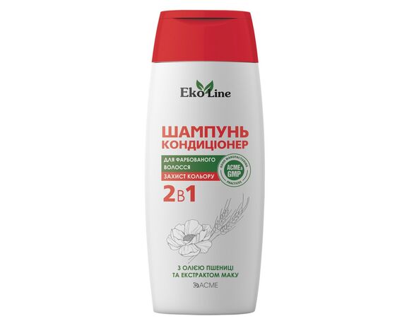Шампунь-кондиціонер для фарбованого волосся 2в1 EkoLine 250 мл Аврора дешево