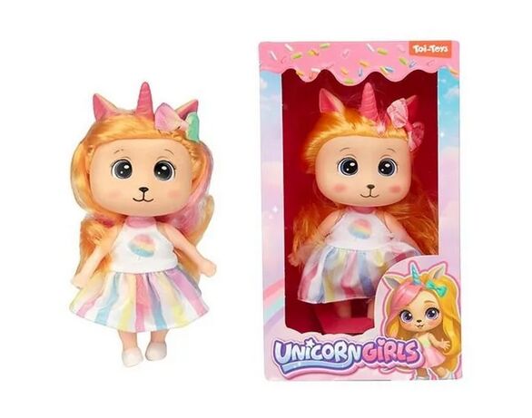 Лялька-тваринка в сукні Toi-Toys мікс Аврора картинка 3 ціна