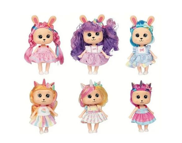 Лялька-тваринка в сукні Toi-Toys мікс Аврора картинка 6 каталог