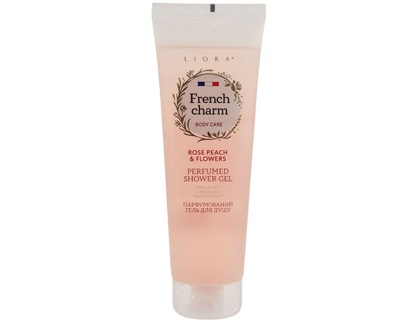 Гель для душу парфумований Liora Rose peach&flowers 260 мл Аврора каталог