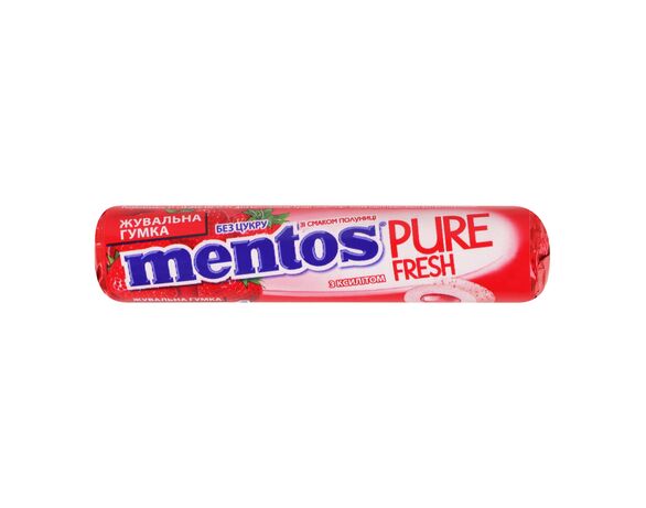 Гумка жувальна Mentos PURE FRESH Полуниця 15,75 г Аврора відгуки