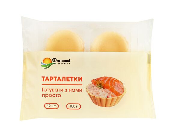 Тарталетки пісочні Домашні продукти 100 г Аврора дешево
