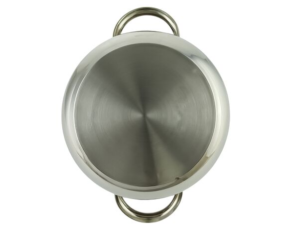 Каструля нержавіюча з кришкою Almo d=20 см 2,5 л Аврора картинка 3 каталог