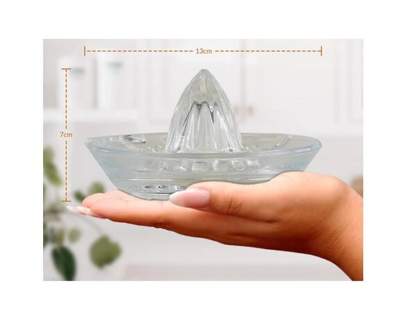 Соковитискач ручний скляний Excellent Houseware Аврора картинка 3 з доставкою