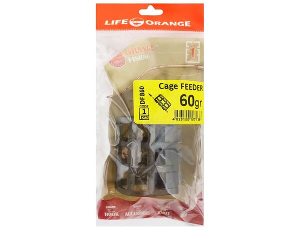 Годівниця рибальська LIFE ORANGE 2в1 Cage Feeder 60 г Аврора картинка 4 недорого