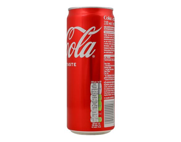 Напій безалкоггольний сильногазований Coca-cola ж/б 0,33 л Аврора картинка 2 вартість
