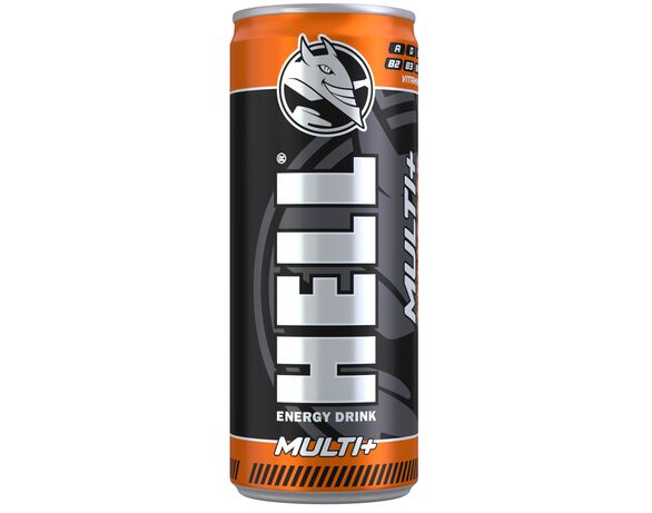 Напій енергетичний б/а HELL MULTI+, 0,25 л Аврора недорого