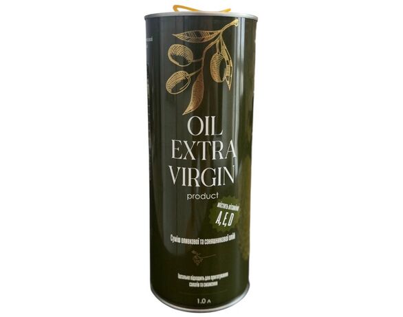 Олія купажна оливково-соняшникова OIL EXTRA VIRGIN produkt ж/б 1 л в інтернет-магазині Аврора
