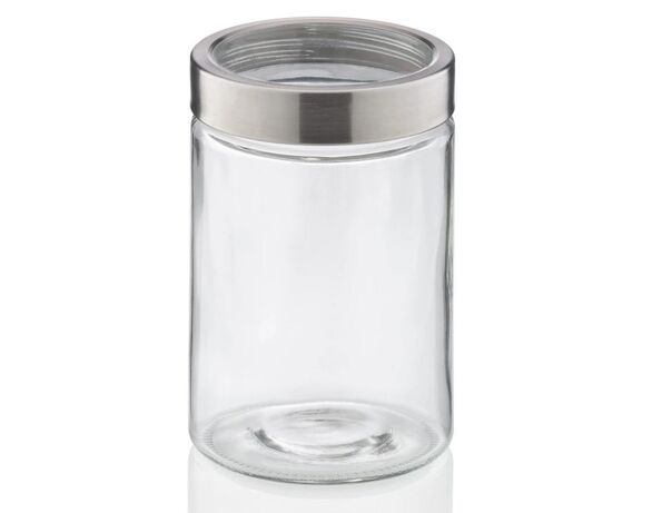 Ємність для сипучих скляна Excellent Houseware 1200 мл Аврора ціна