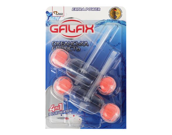 Набір блоків туалетних GALAX das PowerClean Океанська свіжість 2 шт/уп Аврора ціна