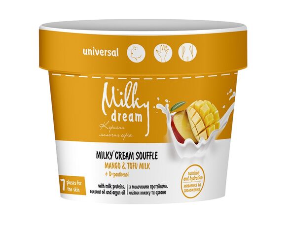 Крем-суфле для тіла Milky Dream Mango&Tofu milk 110 мл Аврора дешево