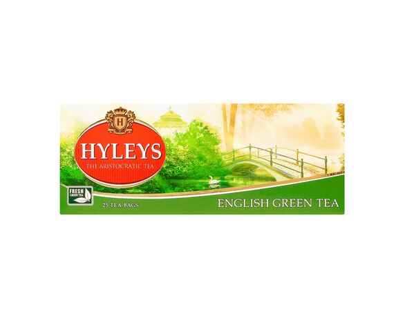 Чай зелений байховий дрібний HYLEYS Англійський зелений 2 г/ 25 шт/пач Аврора картинка 2 з доставкою
